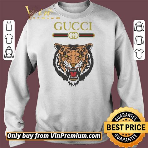 maglietta gucci|Gucci tiger long sleeve shirt.